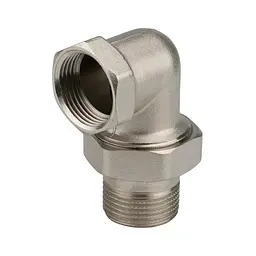 Згін-американка Karro KR3103 3/4" кутовий нікельована латунь 30412