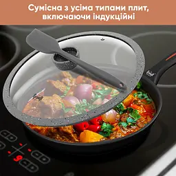 Сковорода Krauff Smart Fry з кришкою 24 см (25-45-178) - мініатюра 6