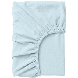 Простирадло на резинці з вареної бавовни Cosas Skyey 150х200х20 см (58WashedCottonBlue_150x200x20)