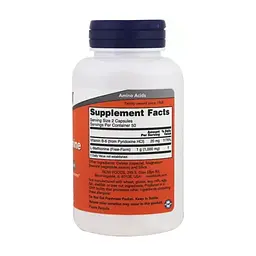 Амінокислота Now Foods L-Метіонін, L-Methionine, 500 мг, 100 капсул (NF0117) - мініатюра 2
