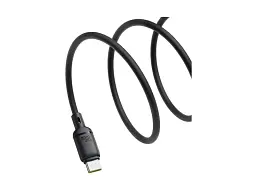Кабель USB Type-C BASEUS Silky Series USB Type-C to USB Type-C 100W 1m Black (P10377704113-00) - мініатюра 2