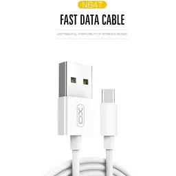 Кабель XO NB47 USB A - USB C 2.0 A білий - мініатюра 2