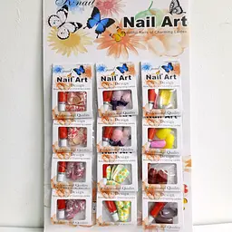 Нігті накладні кольорові K·Nail Art Nail упаковка 12 шт. №15