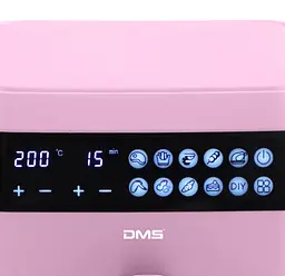 Аэрофритюрница мультипечь DMS HFG-7R XXL Pink 1600 Вт - мініатюра 5
