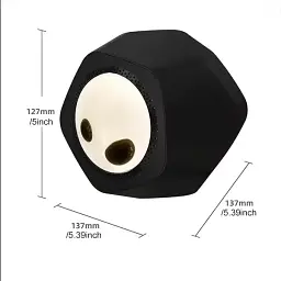 Феррофлюїдна музична лампа Pentagram Magnetic Fluid Audio Lamp Black - мініатюра 8