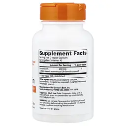 Інші екстракти Artemisinin 100 mg 90 рослинних капсул Doctor's Best vit0005856 - мініатюра 2