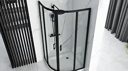 Душова кабіна Rea Look black 80x80 REA-K7902, Чорний матовий, Універсальна - мініатюра 5