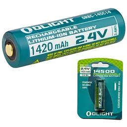Акумулятор 14500 Olight 1420mAh Li-ion (ORBC-145C14) - мініатюра 6