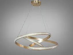 Підвісна люстра LED Diasha CT300G золото 82Вт 3CCT 4510 лм - мініатюра 4