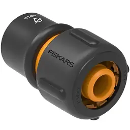Конектор для шлангу Fiskars LB30 19 мм 46 мм аквастоп (1027084) - мініатюра 1