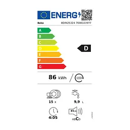 Посудомийна машина Beko BDIN25324 - мініатюра 9