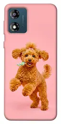 TPU чохол Demsky Happy poodle для Motorola Moto E13