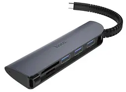 USB Хаб Hoco Easy connect Type-C HB17 3 USB