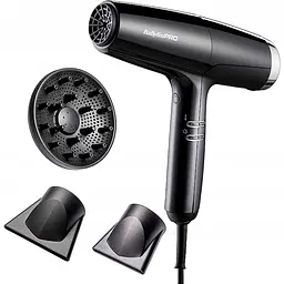 Фен BaByliss PRO BAB8550BE Falco Black/Silver [130175] - мініатюра 2