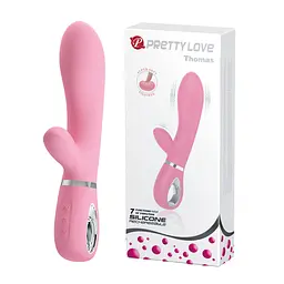 Вібратор PRETTY LOVE THOMAS USB PINK 7 function PRETTY LOVE BI-014621-1 100146 - мініатюра 1