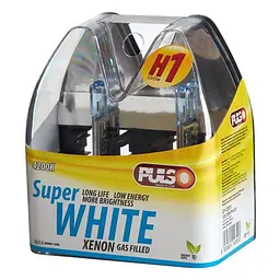 Лампи PULSO/галогенні H1/P14.5S 12v55w super white/plastic box