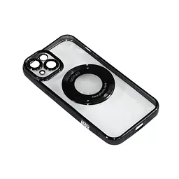 Магнітний чохол XON PhoneCase Magnetic для iPhone 13 (PCMC1113100B 7942) Чорний/Прозорий