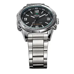 Наручний годинник чоловічий Weide Standart Silver Сріблястий (991) - мініатюра 8