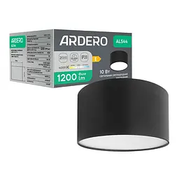 Світлодіодний накладний світильник Ardero AL544 10Вт 4000K чорний