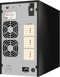 Джерело безперебійного живлення AEC IST3020010 з дисплеєм 3 розетки + 4 акумулятори 12 V 9ah - мініатюра 2