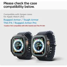 Захисне скло Spigen Tempered Glass Screen Protector GlasTR EZ FIT Transparency (2 Pack) для Apple Watch Ultra/Ultra 2 49mm (AGL05556) - мініатюра 5