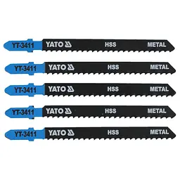 Набір полотен для електролобзика Yato 8 TPI 100 мм 5 шт. (YT-3411)