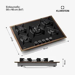 Газова варильна поверхня Klarstein Lumiflame (10046710) - мініатюра 2