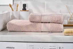 Рушник махровий Ardesto SuperSoft 70х140 см 100% бавовна бежевий (ART2270NS)  - мініатюра 9