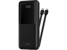 Зовнішній акумулятор (павербанк) WiWU Essen Wi-P081 10000mAh Black (6977703658583)