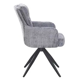 Стілець Avanti LEO Chenille Light Grey - мініатюра 3