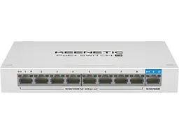 Коммутатор Keenetic PoE+ Switch 9, неуправляемый (KN-4710)