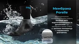 Шкарпетки водонепроникні Dexshell Ultra Thin Crew BLK (Чорний) розмір M - мініатюра 3