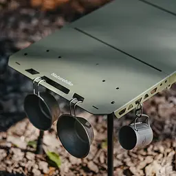 Складний стіл Naturehike CNK2450JJ025, 80х40 см, алюміній, чорний - мініатюра 8