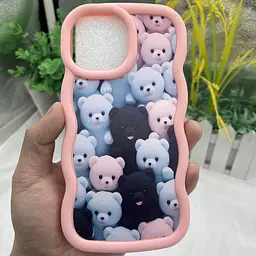 Чохол TPU Cloudy Pictures для Apple iPhone 13 / 14 (6.1) Bears - мініатюра 2