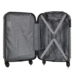 Валіза мала під ручну поклажу Semi Line 20 дюймів (S) дюймів (S) ABS-Plastic Black (T5953-1) - мініатюра 6