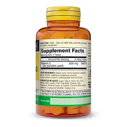 Вітаміни та мінерали Mason Natural Vitamin C 500 mg, 100 таблеток - мініатюра 2