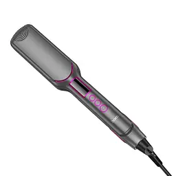 Випрямляч для волосся Hoco HP42 Wide board hair straightener with digital display Gray - мініатюра 3