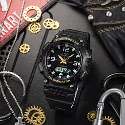 Чоловічий годинник Casio AQ-S810W-1B Чорний ( AT1141-0142 ) - мініатюра 4