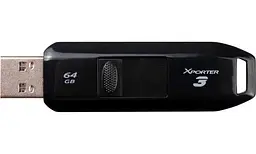 Флеш накопичувач USB 64Gb Xporter 3, Black Patriot teh0021086