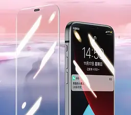 Захисне скло DK 3D Full Glue Dust Prevention для Apple iPhone XS Max/11 Pro Max clear - мініатюра 3