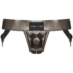Трусики для страпону Strap-On-Me LeaTherette Harness CURIOUS