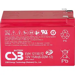 Аккумуляторная батарея для ИБП CSB AGM 12 V / 15 А*ч (EVH12150)