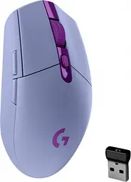 Миша бездротова Logitech G305 (910-006022) Lilac USB - мініатюра 4