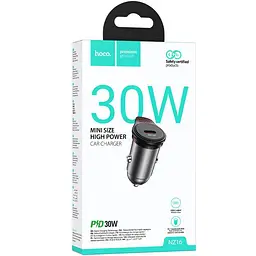 АЗП Hoco NZ16 Rigorous PD30W (1USB-C) Metal grey - мініатюра 2