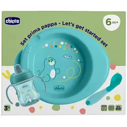 Набір дитячого посуду Chicco Set Prima Pappa 6м+ блакитний (16200.25) - мініатюра 7