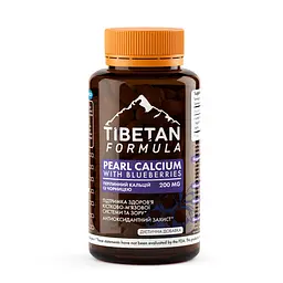 Перлинний кальцій Tibetan Formula з чорницею 60 таблеток