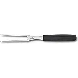 Кухонна виделка Victorinox Carving Flat 15см з чорн. ручкою