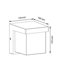 Вуличний світильник Goldlux 323279 Morgan Led 1x10W 4000K 1000Lm IP54 BK - мініатюра 8
