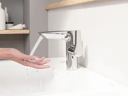 Змішувач для умивальника з інфрачервоною електронікою Grohe Eurosmart New 23975003 Хром - мініатюра 6