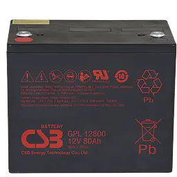 Акумулятор CSB GPL12800 AGM 12V 80Ah
